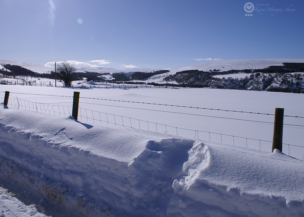 Crazy amount of snow in Tomintoul