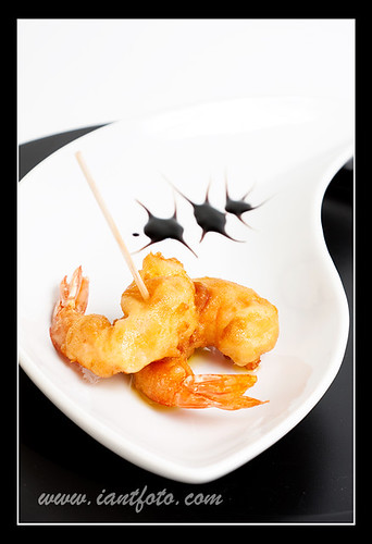 Delicious fried shrimp.