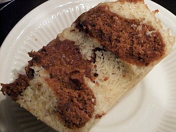 Mocha-Pecan Marbled Bundt Cake