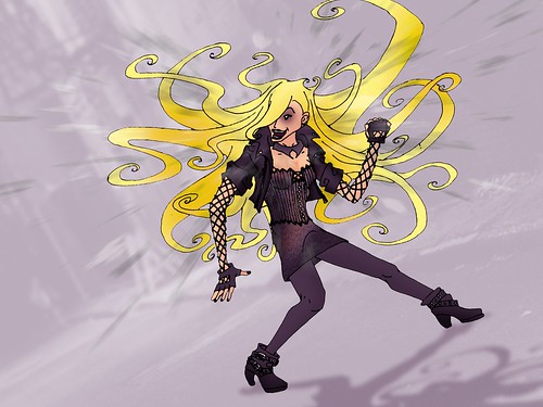 Project : Rooftop Black Canary Redesign
