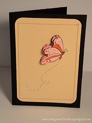 4 layer Butterfly Card