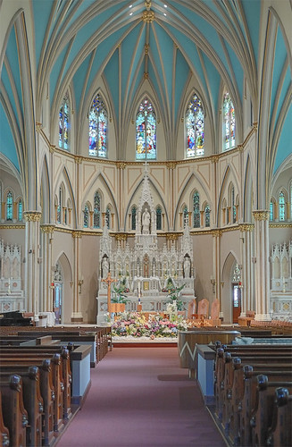 Saint Alphonsus Liguori Roman Catholic Church, in Saint Louis, Missouri, USA - nave