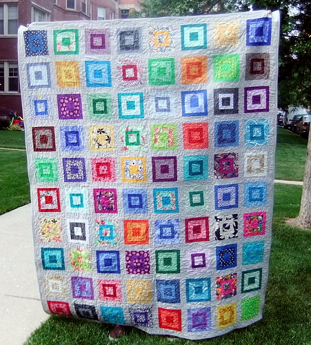 Paintbox quilt finished