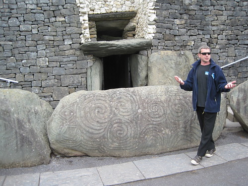 Tour guide John at Newgrange