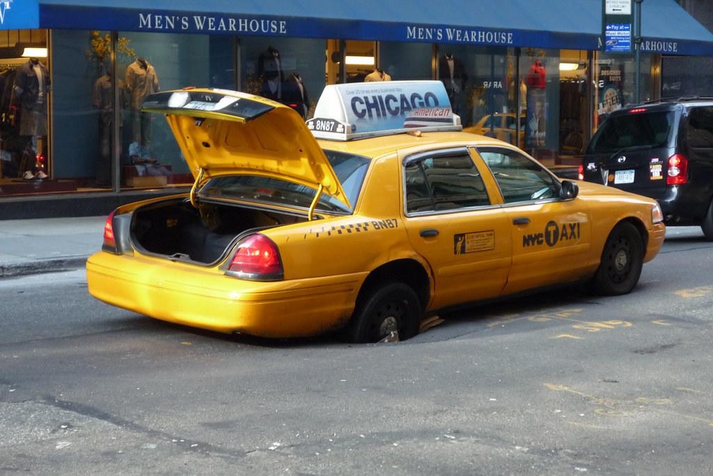NYC taxi (road fail?)