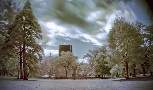 Boston Common in HDR infrared