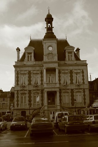 Hotel de Ville (town hall) in Givet, France.