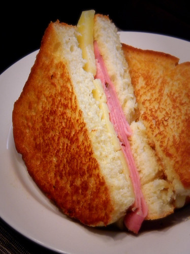 Grilled Ham and Cheese Cut