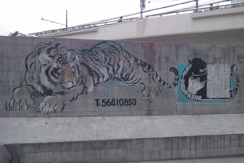 Tiger Art along Suzhou Creek