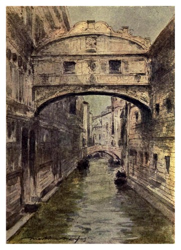 005-El puente de los Suspiros-Venice – 1904-Dorothy Menpes