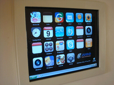 The iPhone DIY Kitchen Touch Screen Project