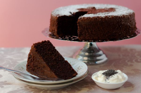 Moist chocolate beetroot cake