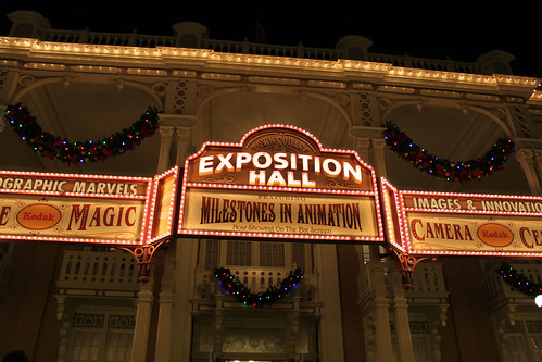 Exposition Hall by night