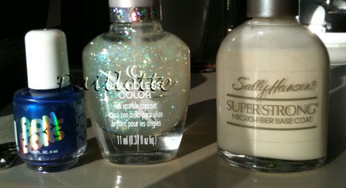 Here's an ingredients shot: (I like the Sally Hansen, it's pretty good for
