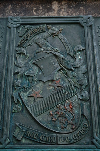 Coat of Arms Plaque detail located 