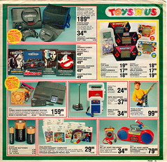 Toys "R" Us - ' COWABUNGA- We've Got it for less!' { Colorado Springs TRU }  Sunday Newspaper supplement .. pg.3 (( October 21,1990 ))