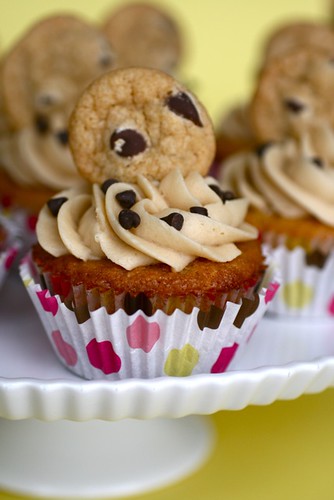 Chocolate Chip Cookie Dough Cupcakes | Annie's Eats