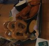 Pretzels and wings
