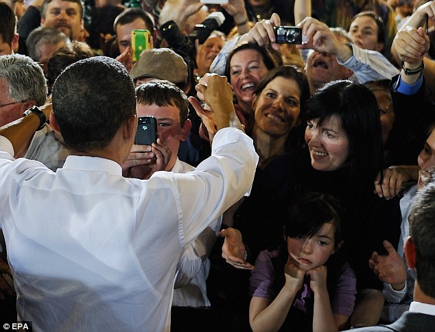 Thumb Obama y la triste niña