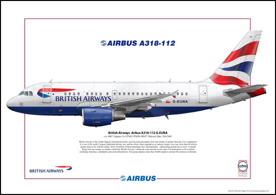 British Airways  Airbus A318-112 G-EUNA