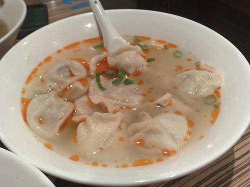 dumplings in hot and spicy soup