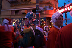 Santas in the Castro - Santarchy SantaCon 2009
