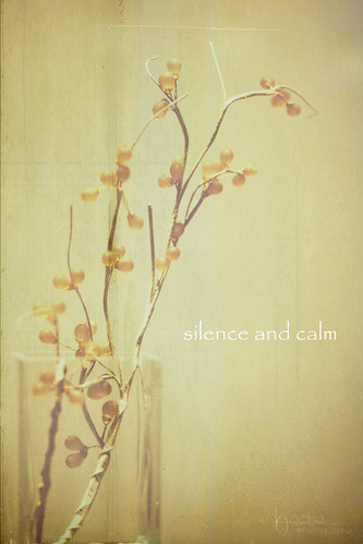 Silence and calm