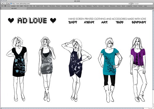 NEW WEBSITE for AD LOVE!