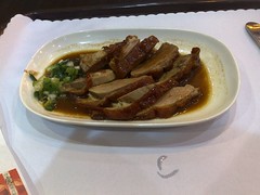 Roasted duck slices