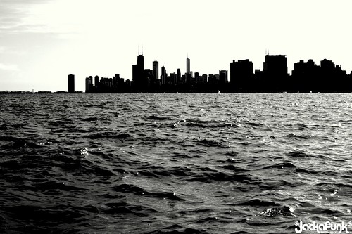 black and white chicago skyline. Chicago Skyline, Raw Image, Black and White