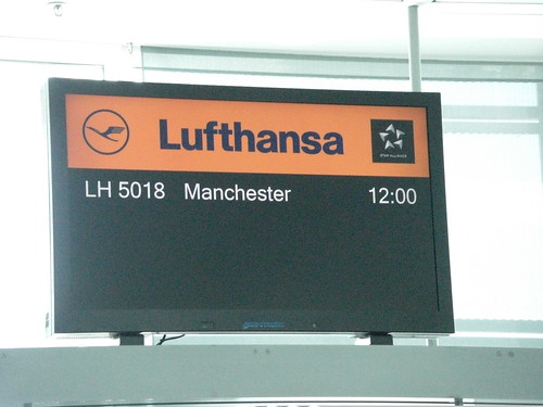Der Flug nach Manchester: Kurz vor dem Boarding