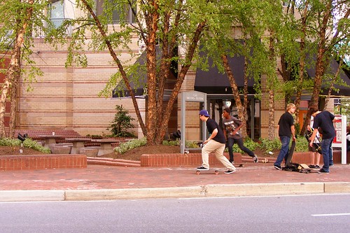 Skaters At Commerce & Old Georgetown, Bethesda
