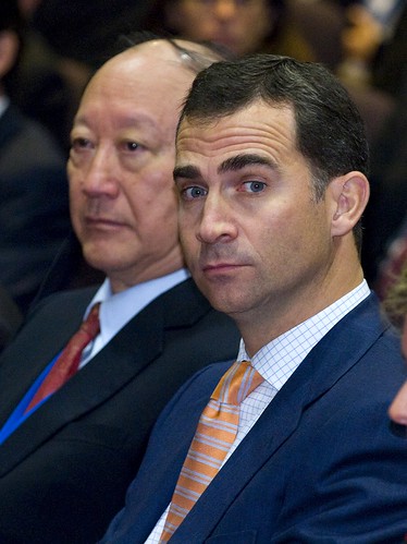 H.R.H. The Prince of Asturias and Xu Kuangdi, at the Horasis Global China Business Meeting 2008