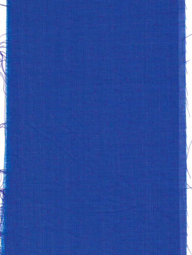 Blue purple cotton dobby