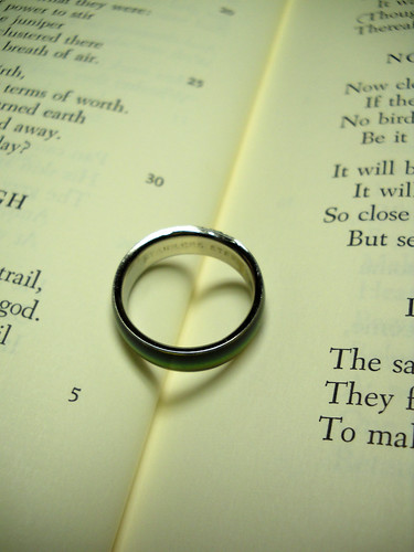 Ring, book, heart