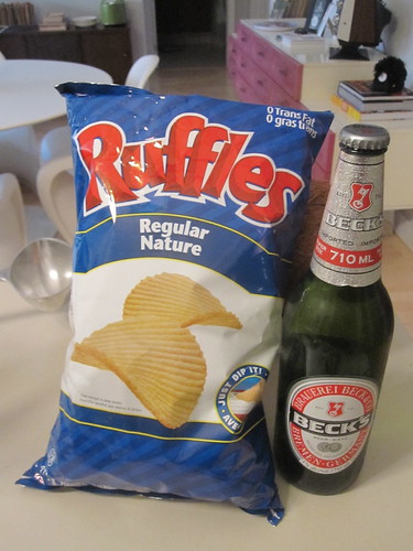chips and beer - $7.27