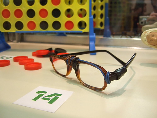 Sawyer's glasses and Hurley's Connect Four game