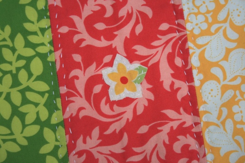 cameroon flag mini quilt