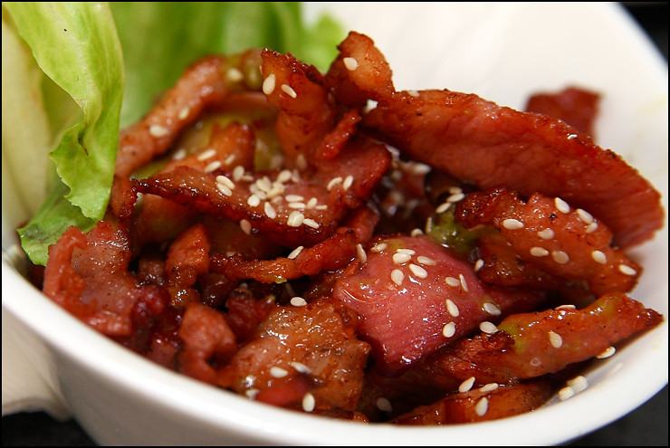 spicy wasabi bacon