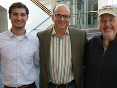 Alum Kyle Kotaich (Physic '10), Alum Dr. Steve Sloop (Chem '87), & Prof Gary Tallman by Willamette Biology