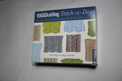 Vogue Knitting Stitch-a-Day 2011 day-to-day Calendar