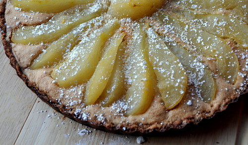 Poached Pear and Brown Butter Tart