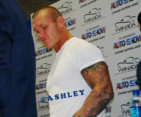 Randy Orton at the Washington Auto show, 2010