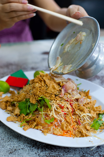 A dish of yusheng, Sek Yuen, Kuala Lumpur, Malaysia