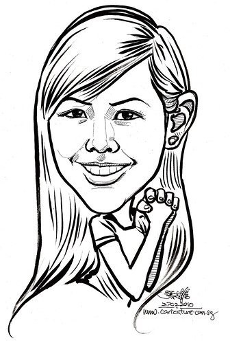 Caricature for K C Dat -  Puay Shan