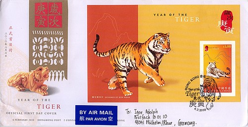 Jahr des Tigers Hongkong