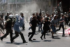 GREEKS PROTEST AUSTERITY CUTS