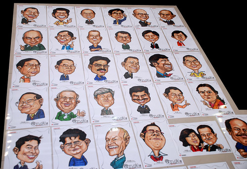 Caricatures for Toshiba - 2