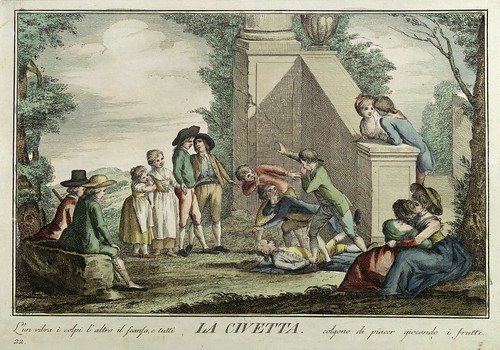 019-El buho- Giuochi Trattenimenti e Feste Annue Che si Costumano in Toscana 1790- Giuseppe Piattoli
