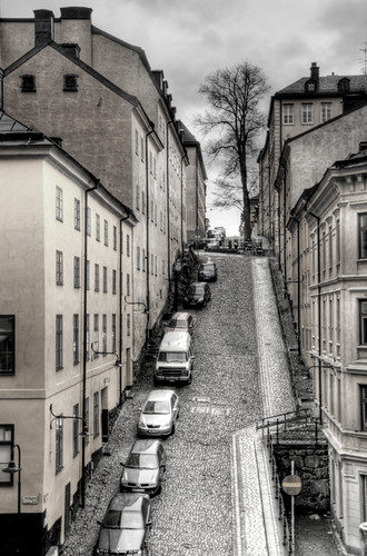 Estocolmo. Calle de Södermalm.